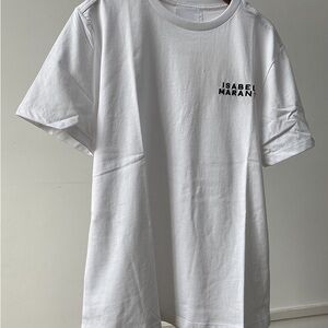 Isabel Marant White Logo Tee